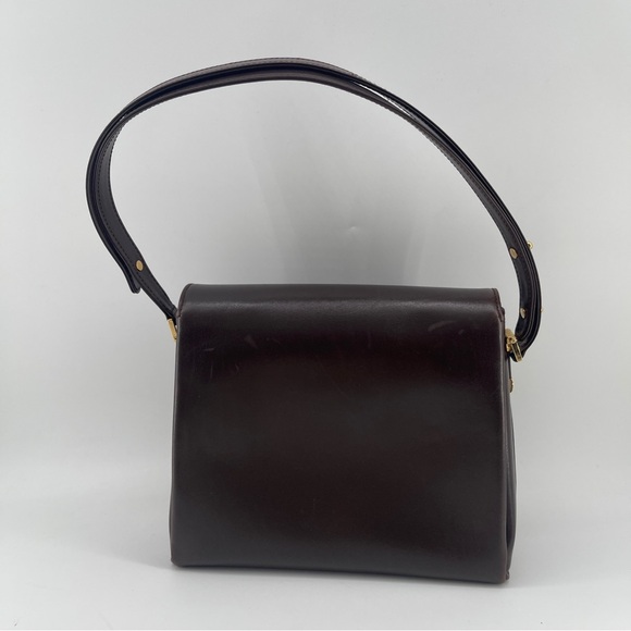 Bally Vintage Brown Leather Shoulder Bag – Gold Hardware - Picture 16 of 16